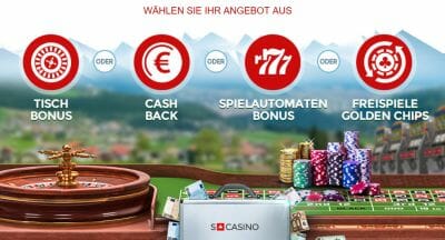 swiss casino bonus