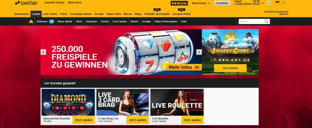 Betfair Casino