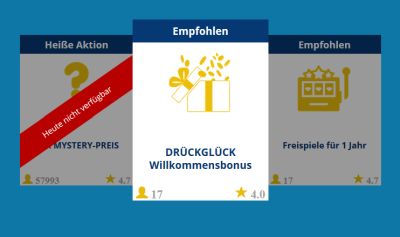 DrückGlück Casino Bonus