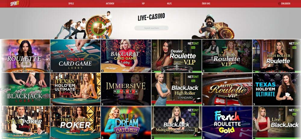 SpinIt LiveCasino vorschau