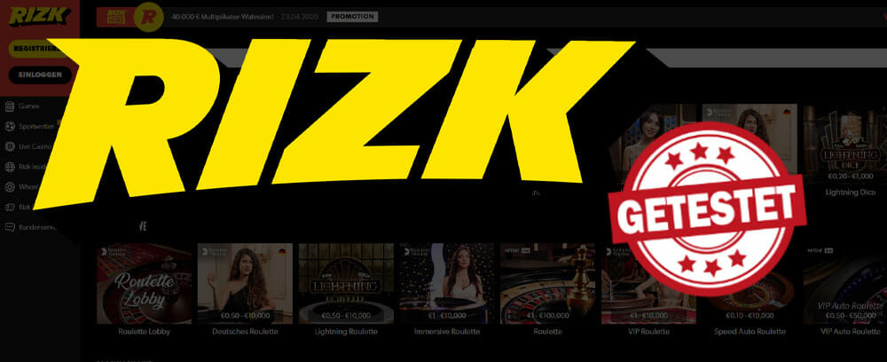 Rizk Live Casino Titelbild