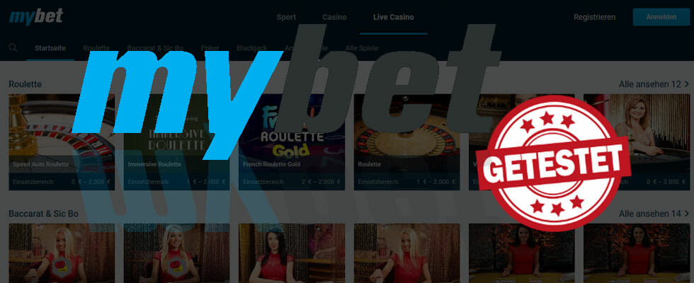 MyBet Livecasino Titel