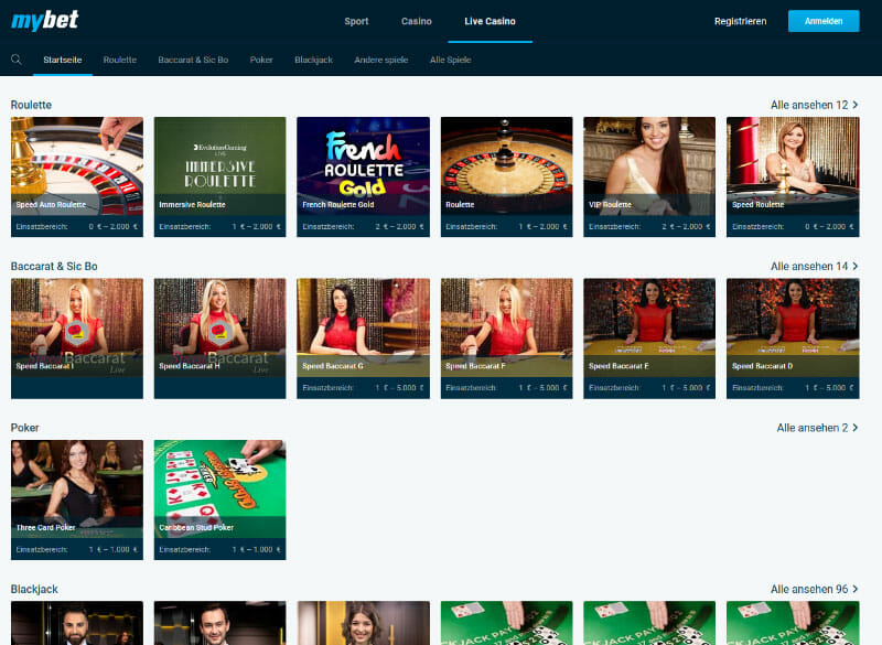MyBet Live Casino 150 Bonus Tolle Spiele LiveCasino de MyBet Live Casino 150 Bonus Tolle Spiele LiveCasino de