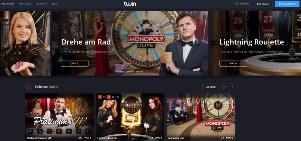 Twin Livecasino Vorschau